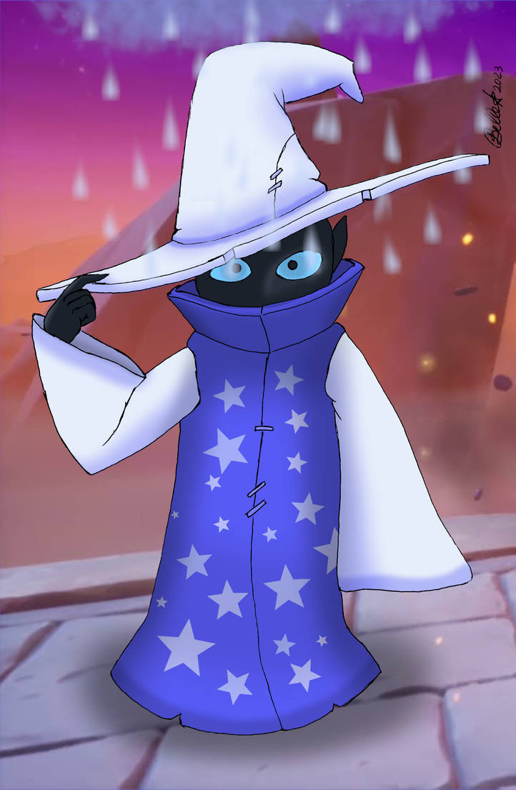 Blue wizard by Bel-Star on DeviantArt