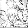Naruto and Kurama (scrap)
