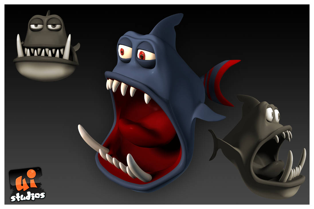 Angry Fish Character Angry Fish by uistudios on DeviantArt
