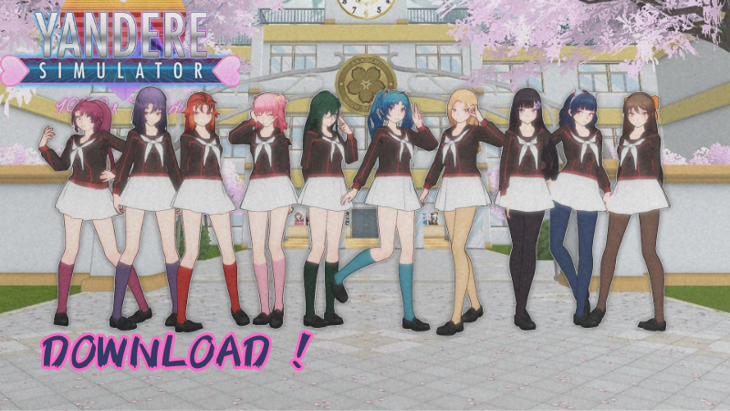 - Yandere Simulator - 1980s Rivals DOWNLOAD ! by BudoMasutaMMD on ...