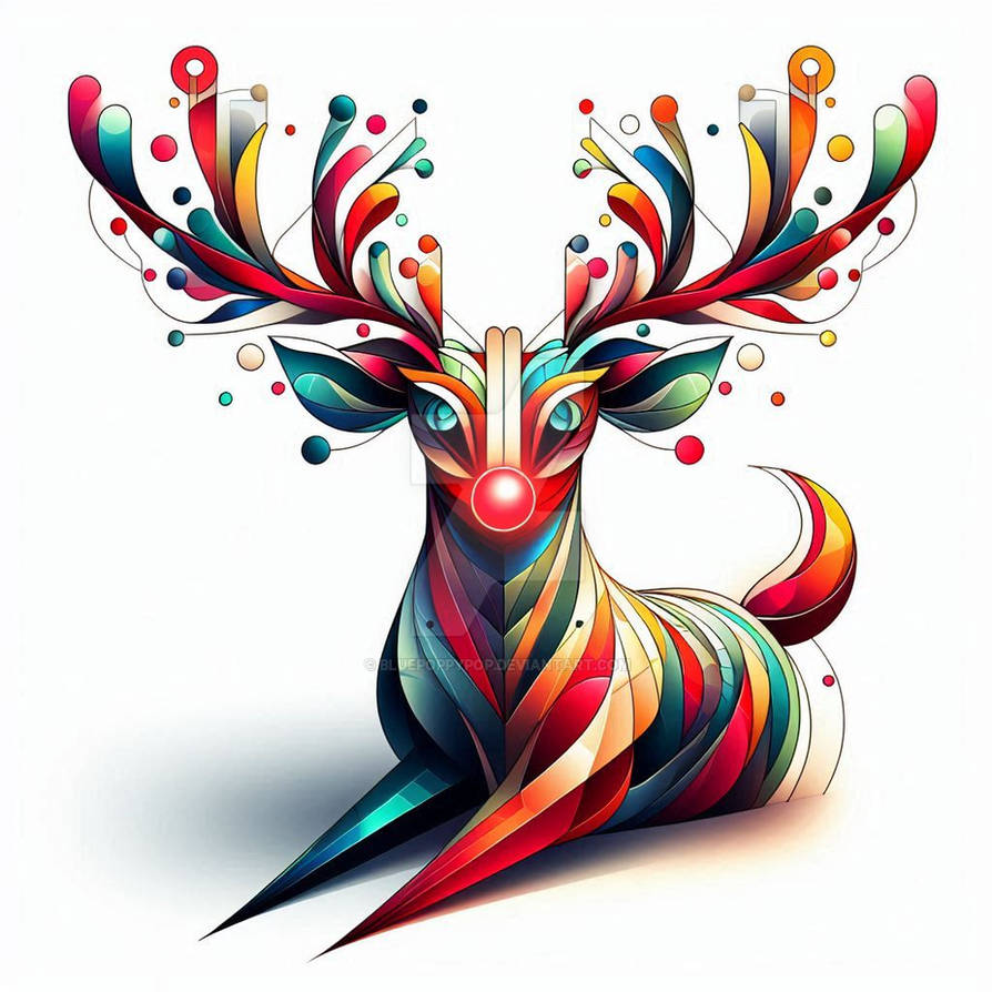 absurdly creative Rudolph by Bluepoppypop on DeviantArt