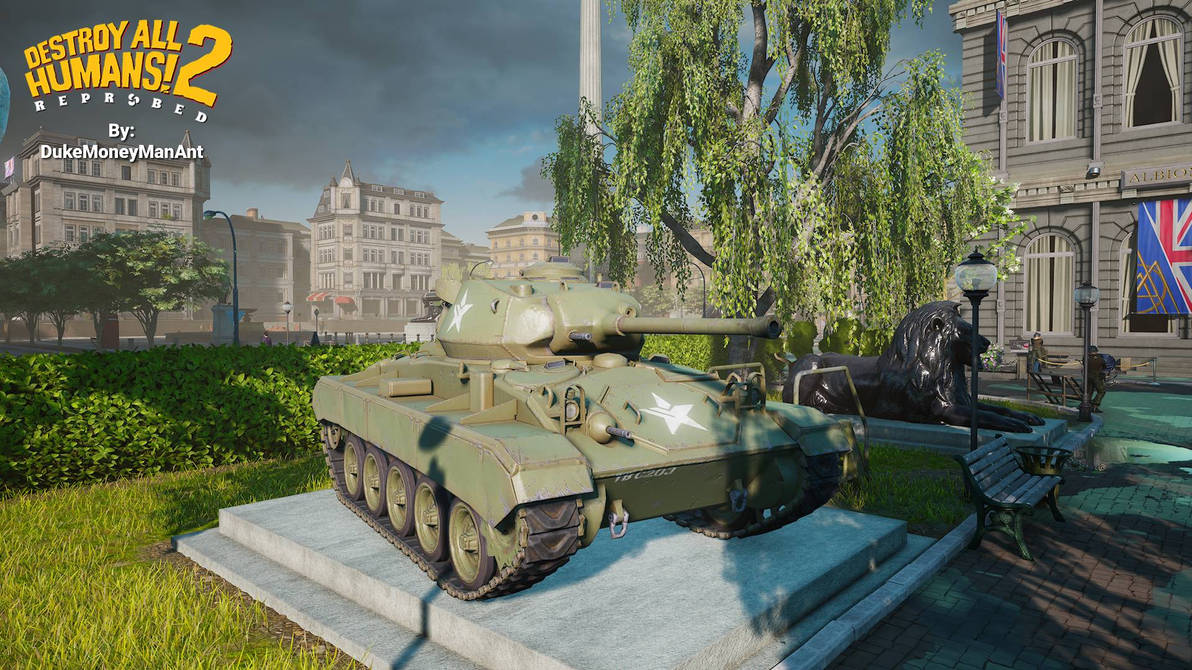 Tank Build Humans Destroy All Humans 2 Reprobed - M24 Chaffee Tank by DukeMoneyManAnt on ...