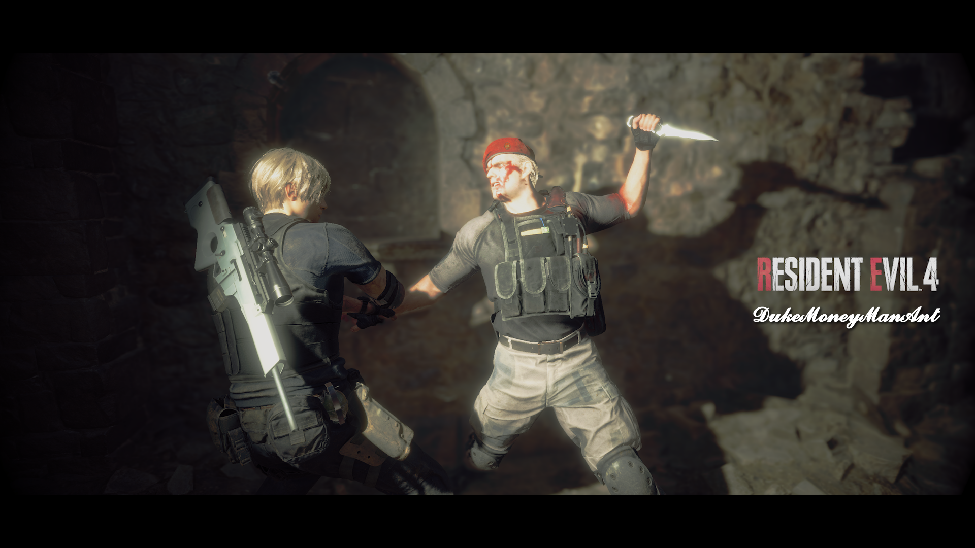 ArtStation - Leon Kennedy And Jack Krauser - Resident Evil 4