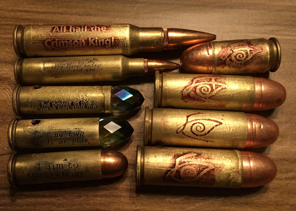 Etched Bullets, Fall 2018 by NightWolfRose on DeviantArt