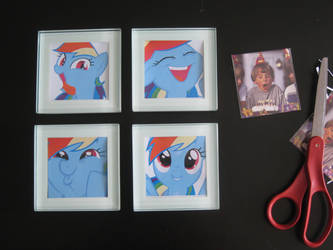 Rainbow Dash Coasters