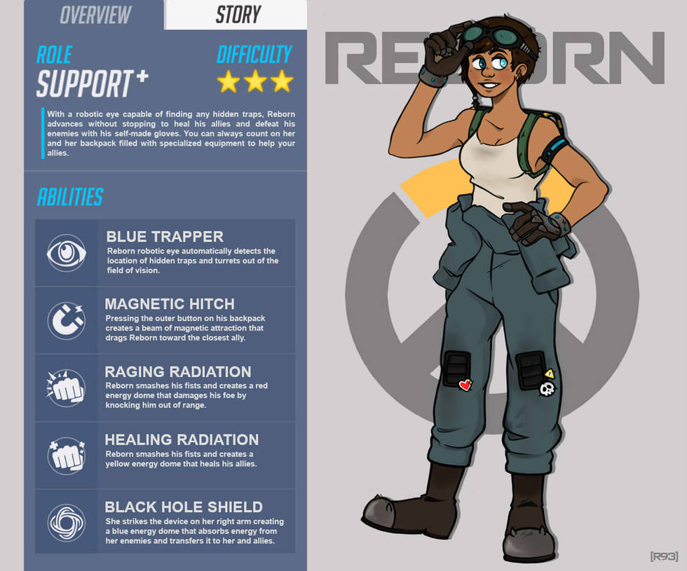 Overwatch2 Romen Oc OVERWATCH OC OVERVIEW : REBORN by rukawa93 on DeviantArt