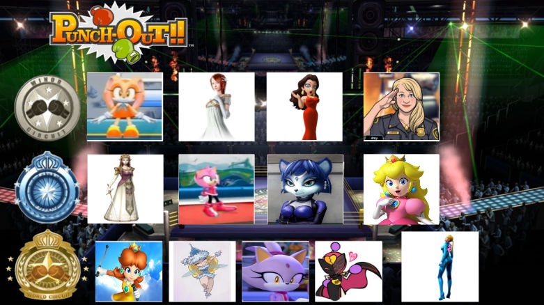 My Punch Out Lineup by AlliePeachfan on DeviantArt