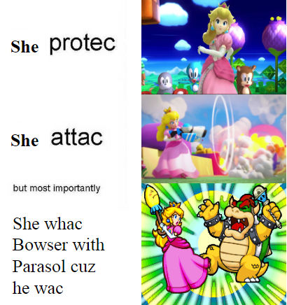 Princess Peach meme by AlliePeachfan on DeviantArt