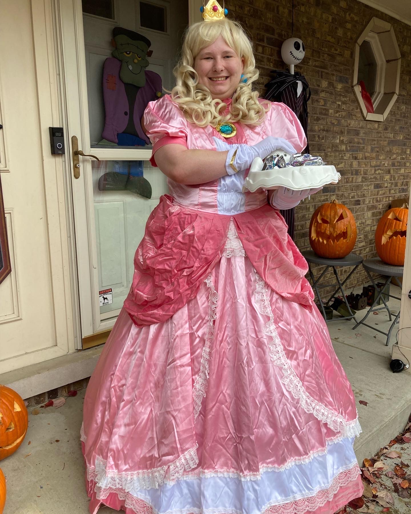 plus size princess peach dress Final Sale Plus Size Babydoll Dress in Peach