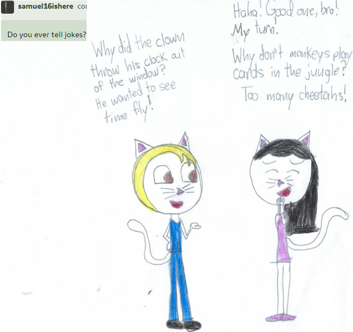 Catthew Ask Catthew and Cattlyn Felinda Anything 2 by AlliePeachfan on DeviantArt