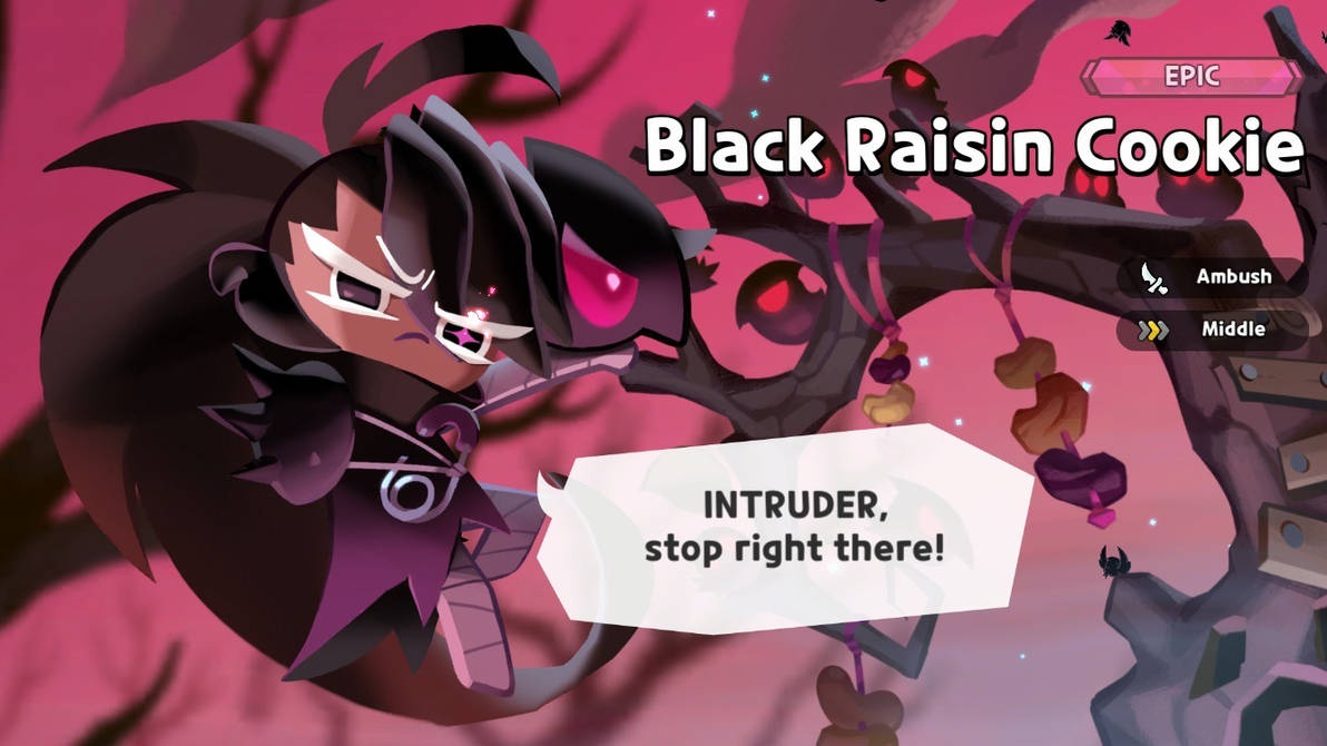 Black Rasians Black Raisin Cookie by AlliePeachfan on DeviantArt
