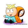 South Park Butters and Kenny