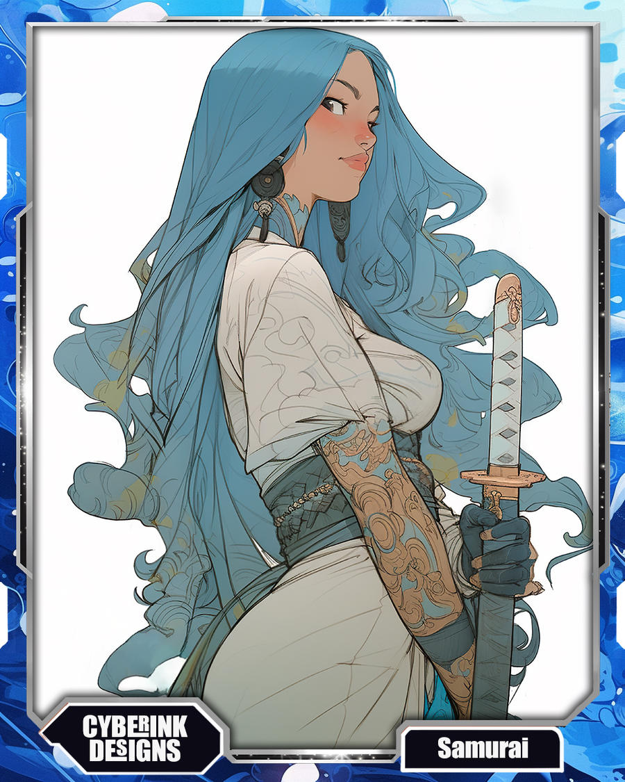 Female Samurai by CyberInkDesigns on DeviantArt