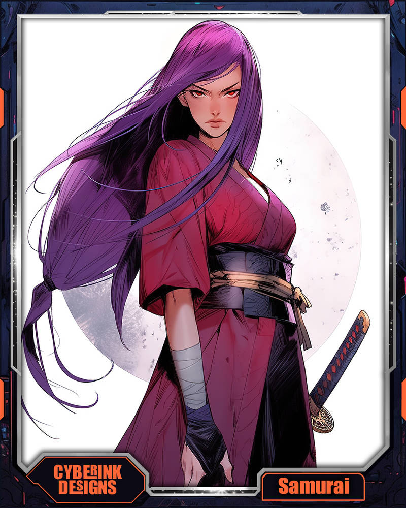 Female Samurai by CyberInkDesigns on DeviantArt