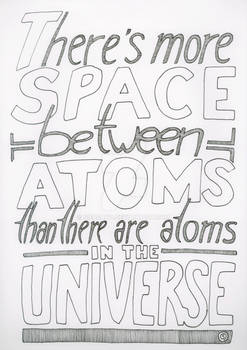 There's More Space Between Atoms...