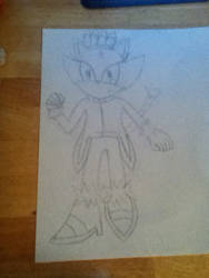 blaze the cat drawing