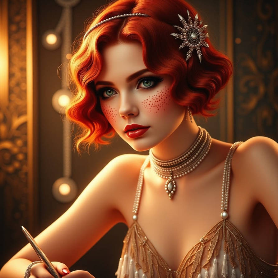 Deviantart Flapper Lady Surreal 1920s Flapper Girl!!! by Nana by Nana1970 on DeviantArt