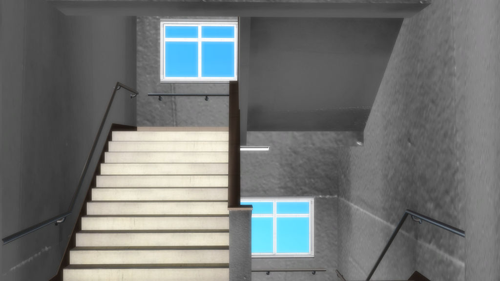 Sakura No Ame-Stairs by LudoMako on DeviantArt