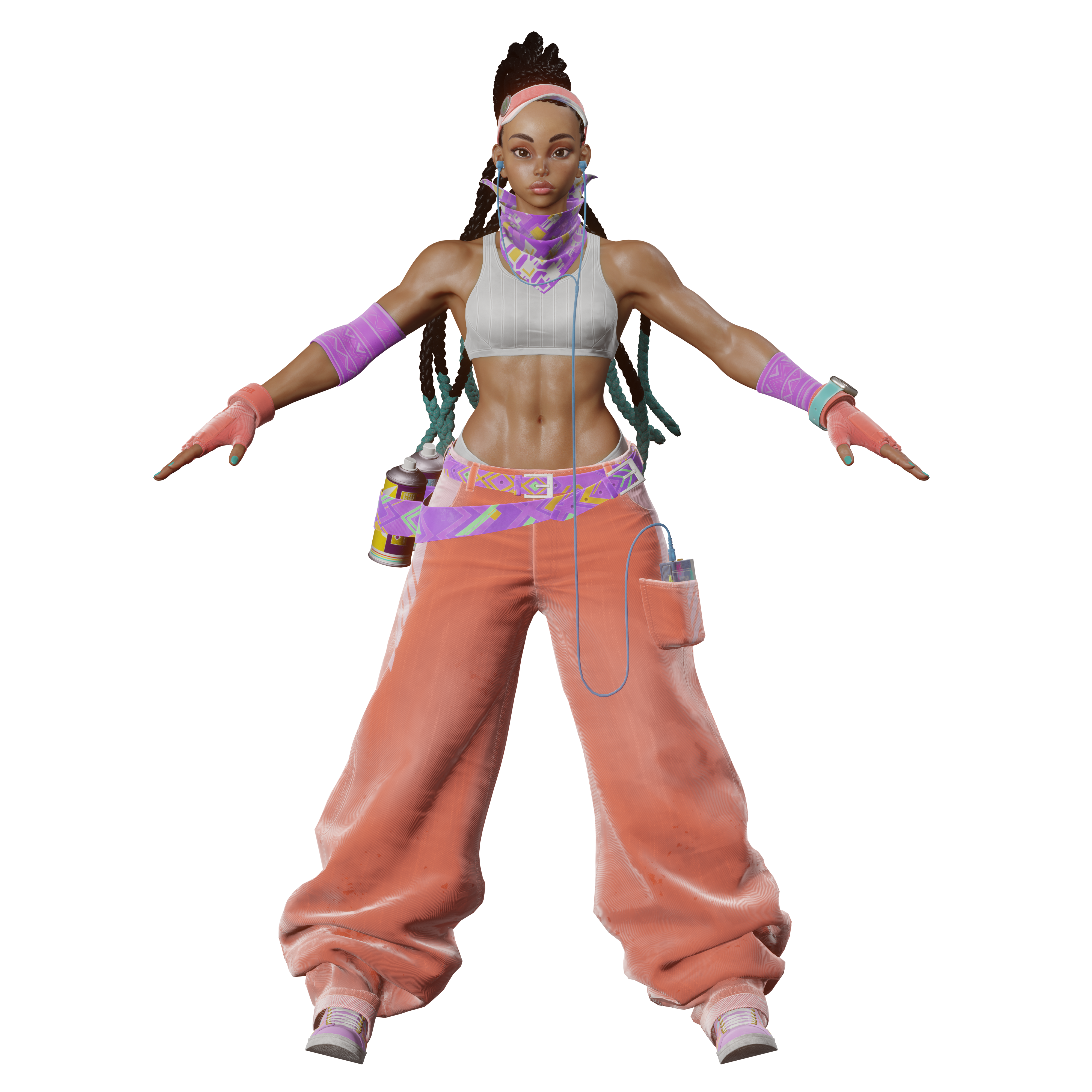 STL file KIMBERLY STREET FIGHTER VI 🎲・3D printable model to download・Cults