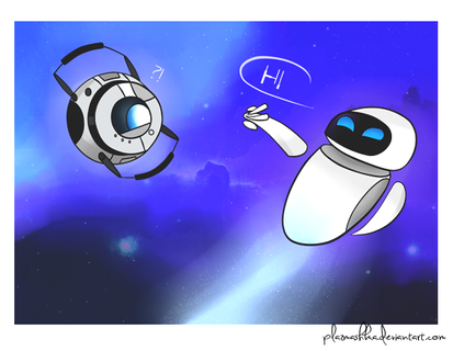 Eva Meet Wheatley in Space