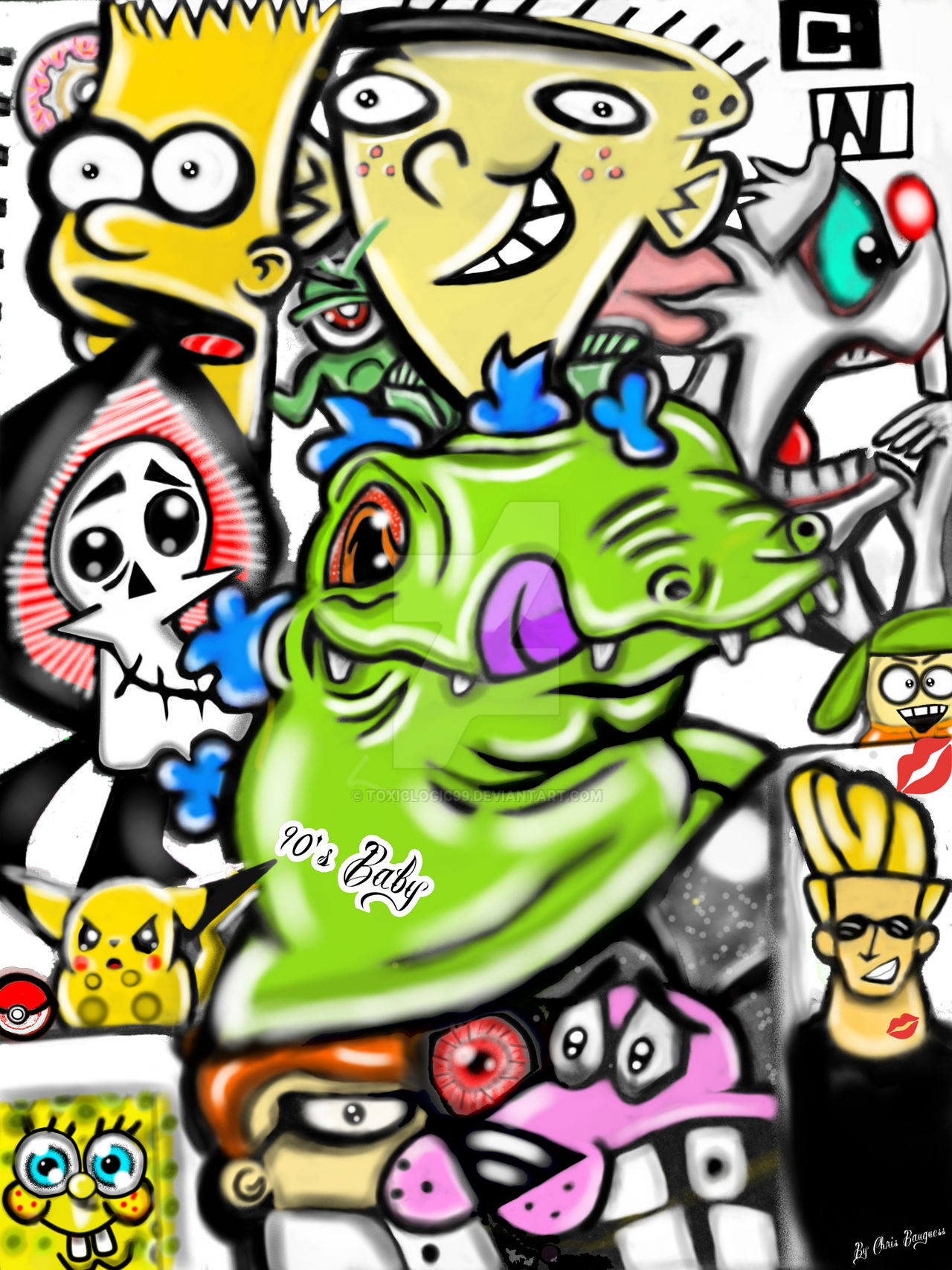 90s kid fan art by Toxiclogic99 on DeviantArt