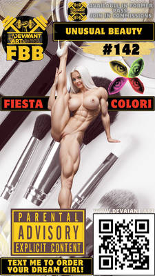B142 - Fiesta Colori -Unusual Eyed Beauty