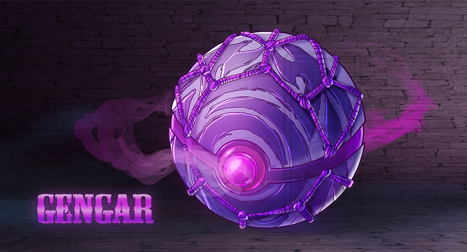 Crim-Syn Gengar Custom Pokeball