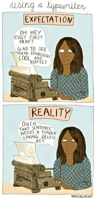 Typewriters: expectation v. reality