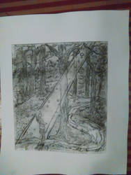 Drypoint print