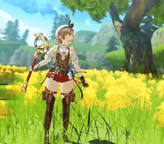 Walling Ryzza Gif Atelier Ryza 3 - Ryza Victory Pose Gif by LustDesireSSB on DeviantArt