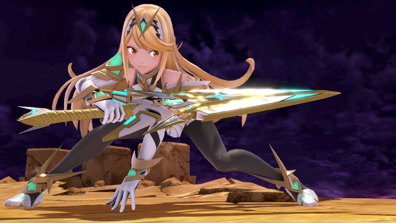 Mythra Down Smash by LustDesireSSB on DeviantArt