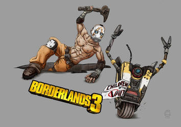 Borderlands 3 street art promo