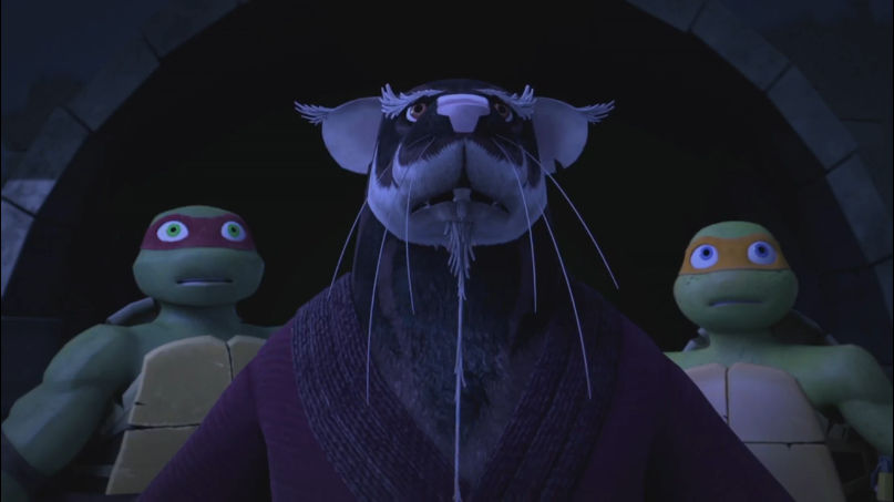 Splinter Raphael Scared Splinter Raphael And Michelangelo 1 by rosewitchcat on DeviantArt