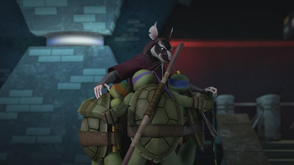 Splinter hugs 1 by by rosewitchcat on DeviantArt