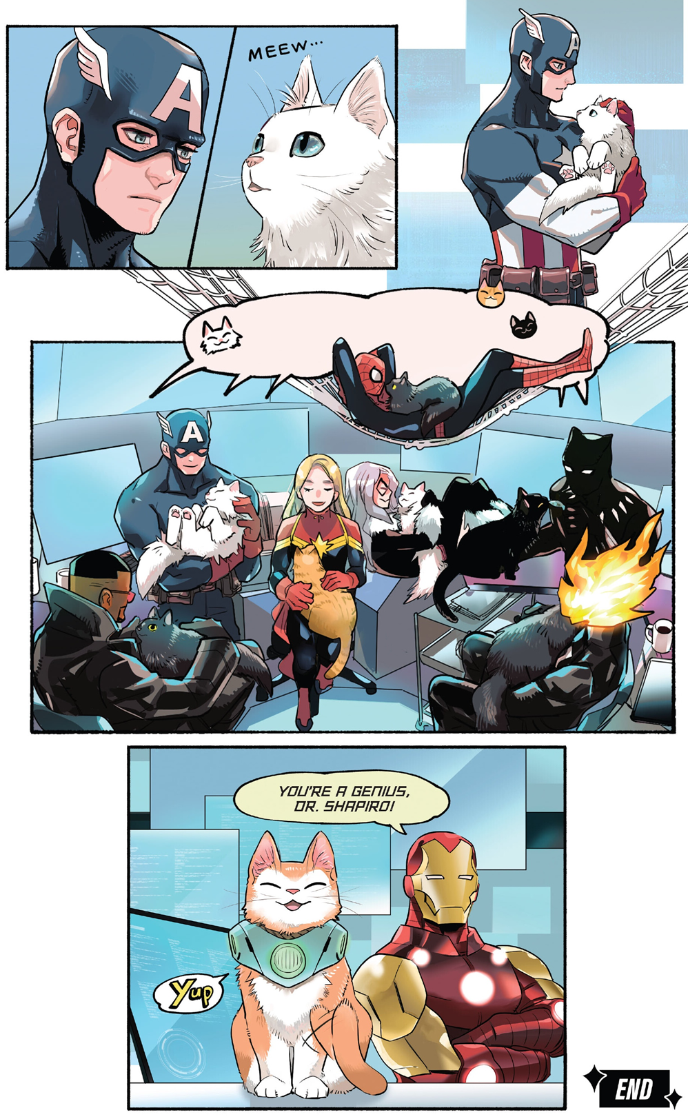 Meowler Marvel Marvel Meow by rosewitchcat on DeviantArt