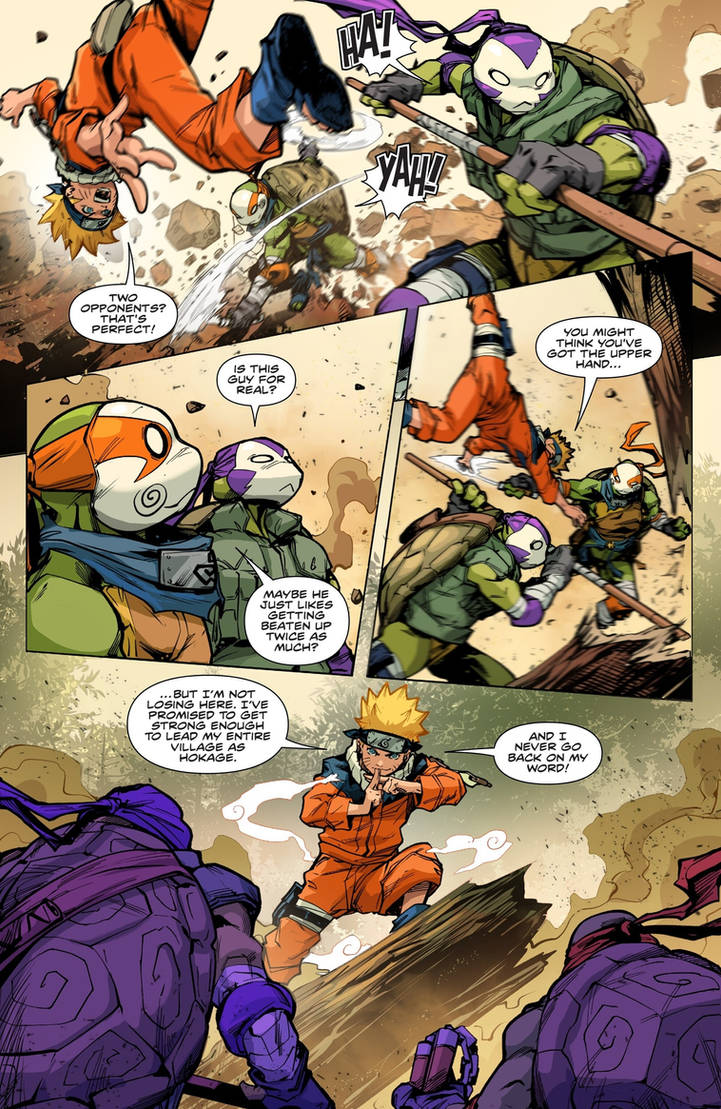 Teenage Mutant Ninja Turtles x Naruto 001 (2024) ( by rosewitchcat on ...