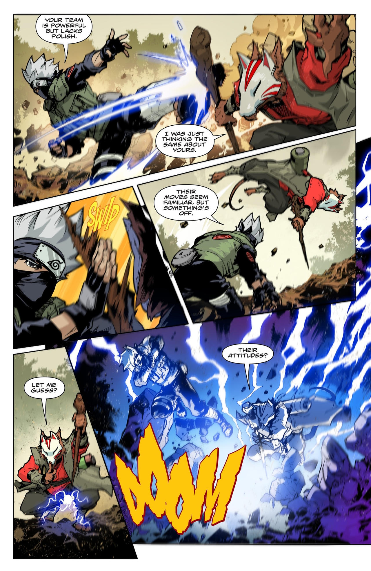 Teenage Mutant Ninja Turtles x Naruto 001 (2024) ( by rosewitchcat on ...