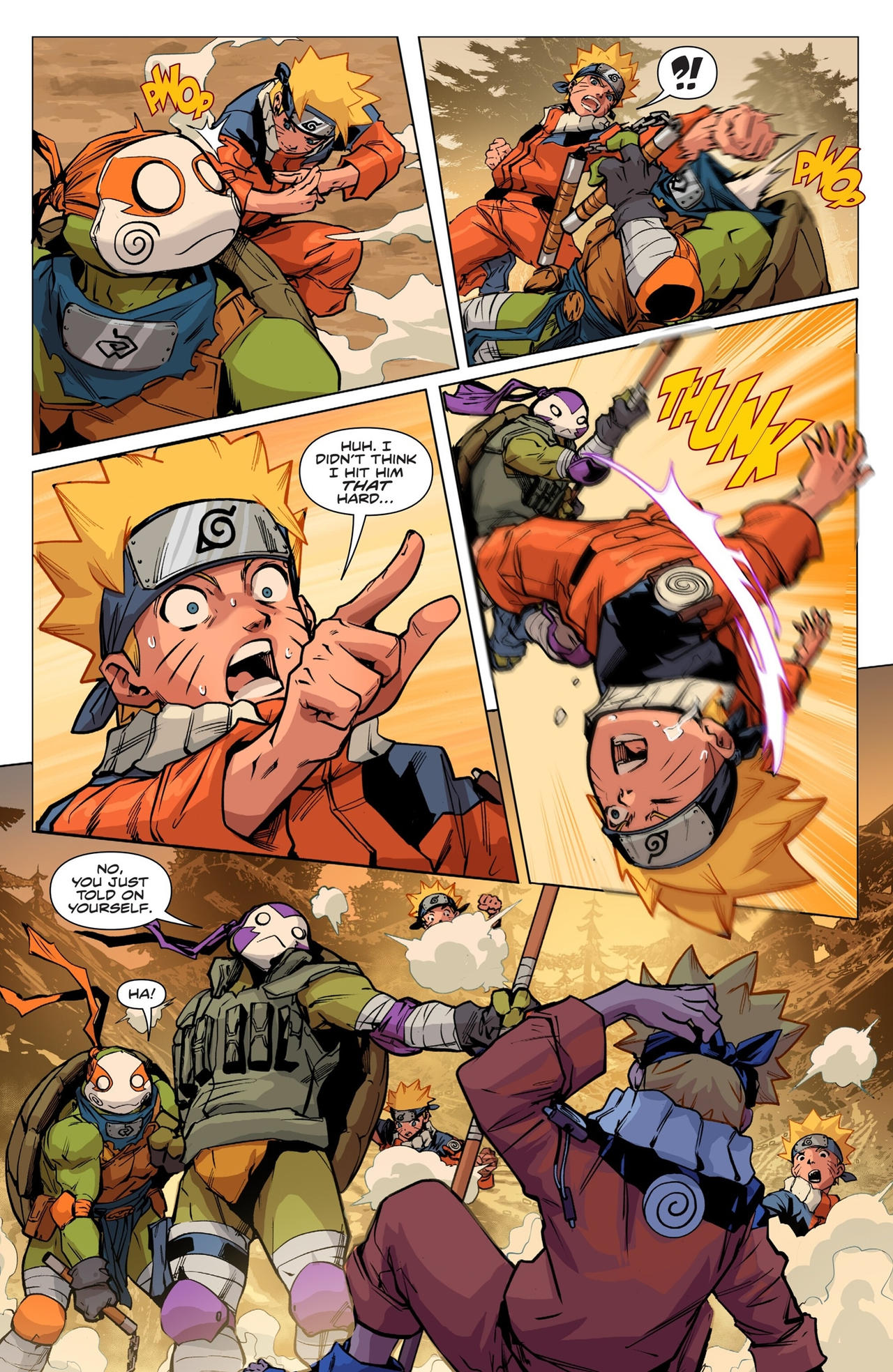 Teenage Mutant Ninja Turtles x Naruto 001 (2024) ( by rosewitchcat on ...