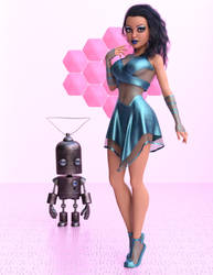 Cyber Dress 02 by BubbleCloud