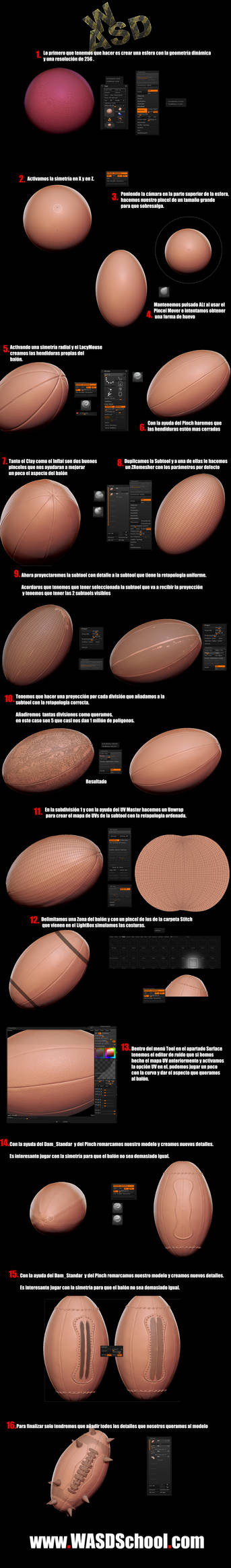 Ball Zbrush tutorial