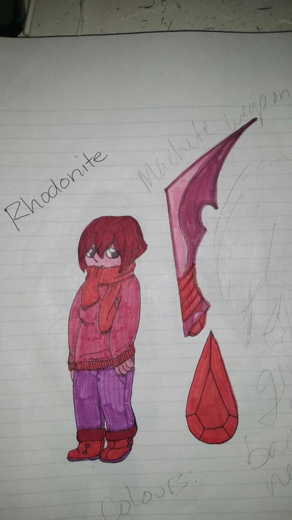 Rhodonite gem oc by RuntDragon on DeviantArt