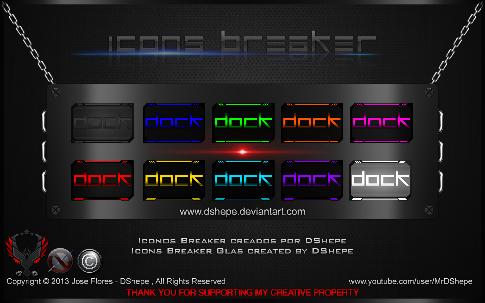 Icons Breaker for Dock 2014 by DShepe