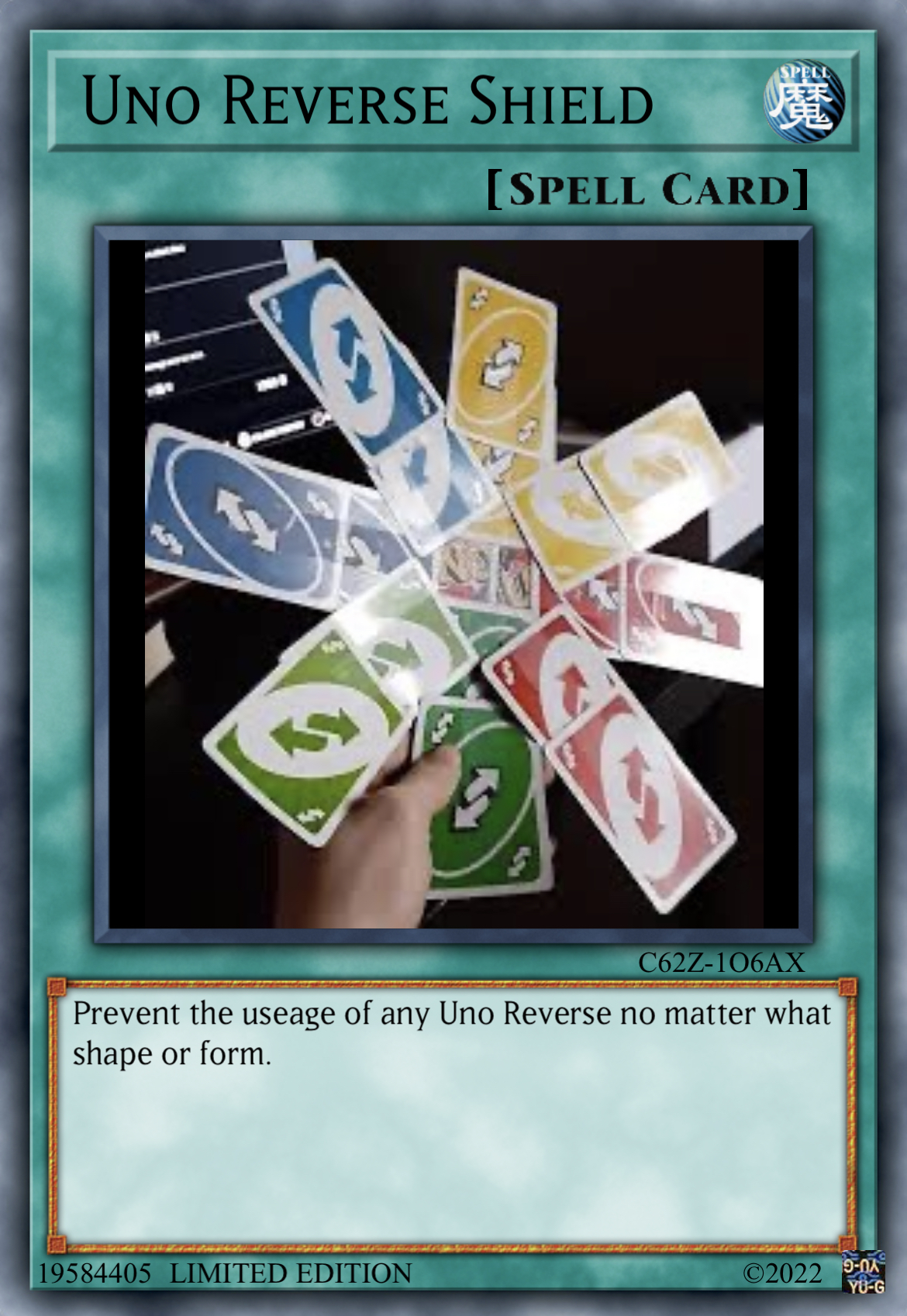 Attempting to Uno Reverse an Uno Reverse Card