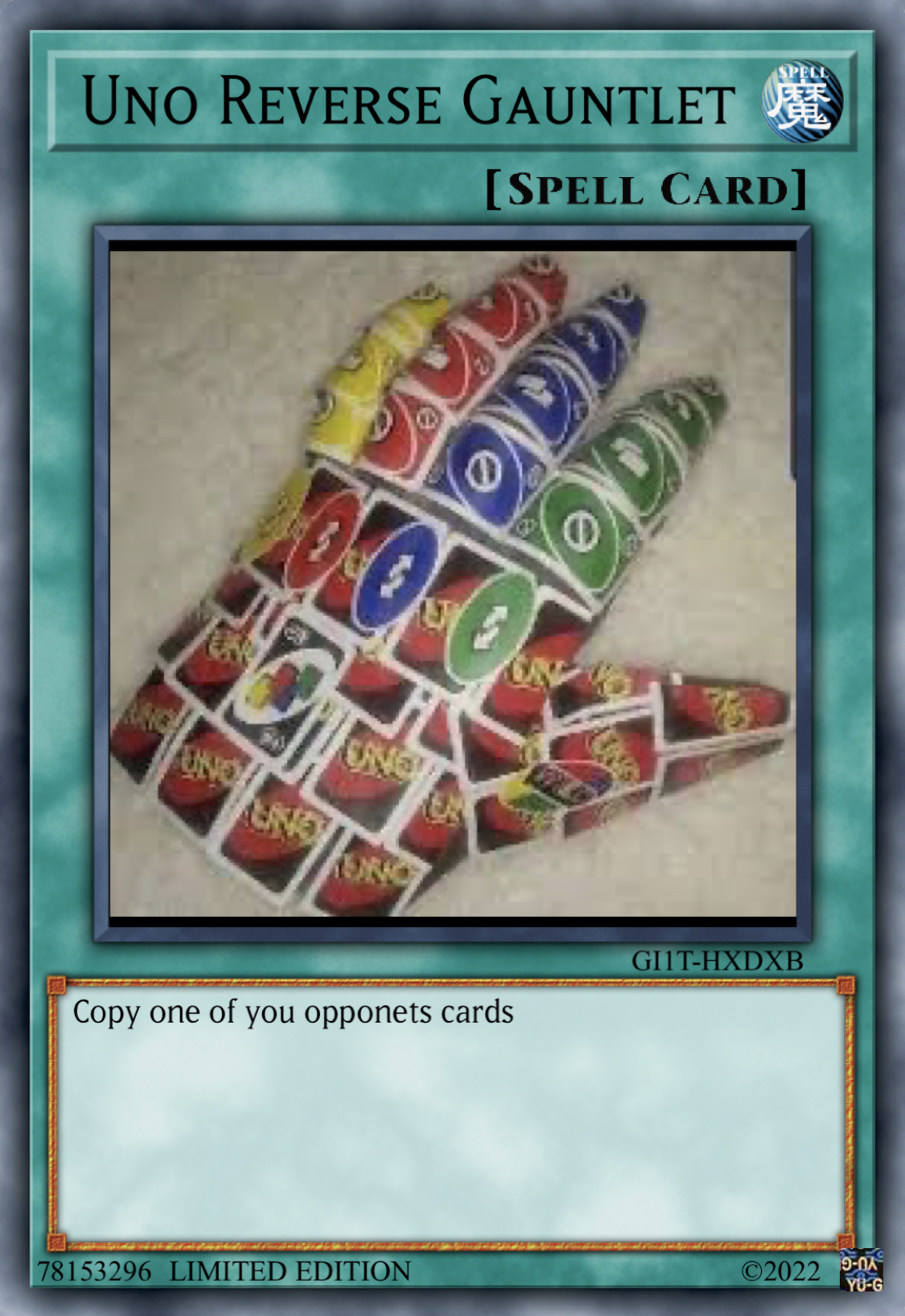 Uno Reverse Gauntlet by Averigi on DeviantArt