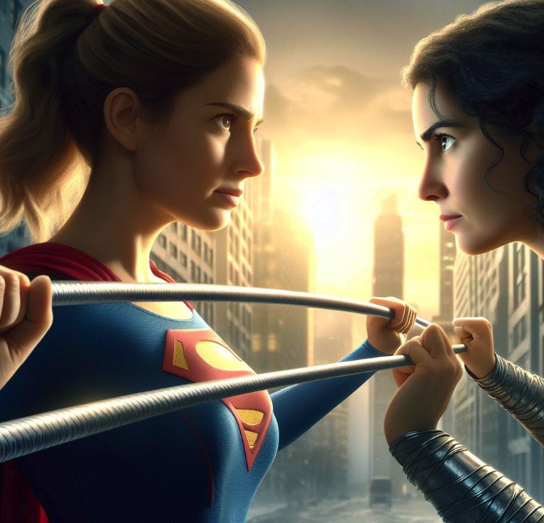 Supergirl Bending A Steel Bar Face To Face By JackSteel2020 On DeviantArt supergirl-bending-a-steel-bar-face-to-face-by-jacksteel2020-on-deviantart