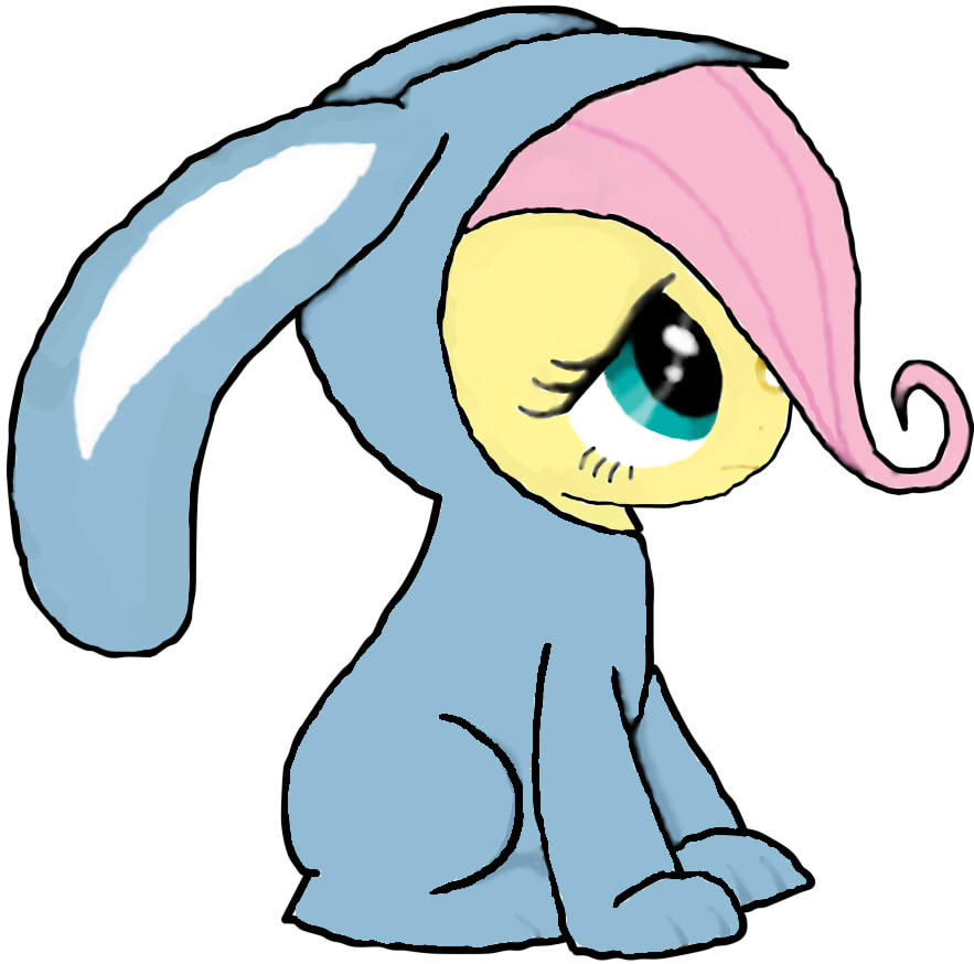 Bunny Fluttershy by BottleNeckBabe on DeviantArt