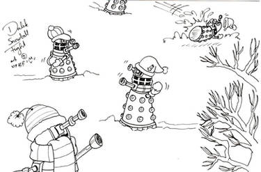 Daleks Snowfight
