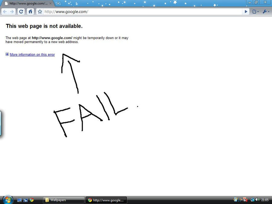 Google Chrome Fail by TheWaffleMaiden on DeviantArt