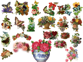 vintage flowers