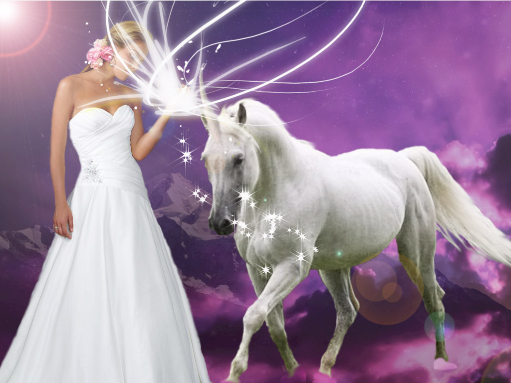 white unicorn